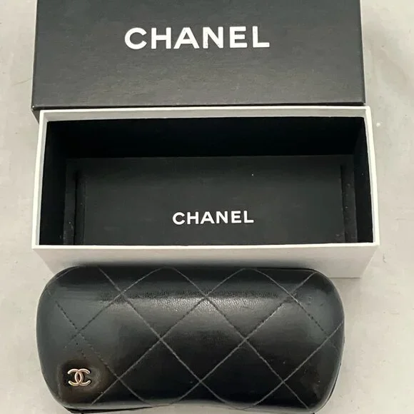 CHANEL | Accessories | Chanel Quilted Leather Sunglass  display picture 1